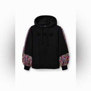 DESIGUAL- SWEET DAISYS HOODIE- Medium